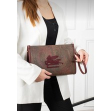 Ges Shop Kadın Etnik Desen Clutch Çanta