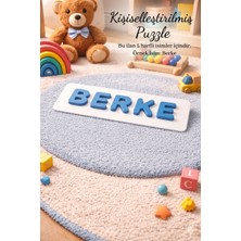 3D Baskı Kişiye Özel Isimli Puzzle - Montessori Eğitici 3-5 Harf Seti (Pla)