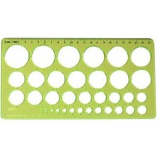  hatas eco cetvelli daire şablonu 1-35 mm 2271