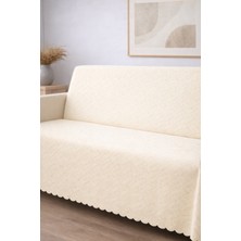 Decomia Home Boeno Kabartmalı Yumuşak Koltuk Örtüsü Çok Amaçlı Koltuk Şalı Kaymaz Süngerli (165X205 Cm)