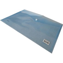  umix çıtçıtlı şeffaf zarf dosya a4 mavi eco u1120p-ma-eco (12 li paket)