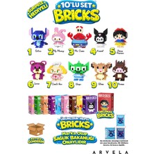 Arvela  10'lu Bricks Marka Özel Set - Sürpriz Hediyeli - Kutulu Gönderim