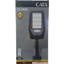 Cata CT-4693 40W Güneş Enerjili Solar Sokak Aydınlatma Armatürü Konsollu – Beyaz Işık