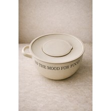 SUELF CO Emaye Rendeli Karıştırma Kabı Fildişi (24 Cm)