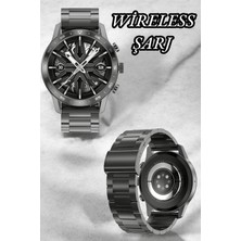 İsingir Shopping Suya Dayanıklı Dokunmatik Akıllı Saat Bluetooth 5.0 Sesli Asistan ve Sağlık Ta - IS002Y-7RHTR