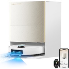 Dreame X60 Ultra Complete Robot Süpürge Beyaz, 35.000PA Emiş Gücü