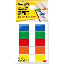  post-ıt ındeks 20 yaprak 12x44mm 5 renk 683-5 kp
