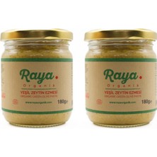 Raya Organik Organik Yeşil Zeytin Ezmesi 2’li Paket (2 x 180 Gr)
