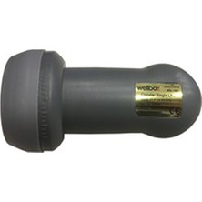Wellbox Circular Tek Çıkışlı Lnb Gri Renkli Yüksek Performanslı Sinyal Güçlendirici Aksesuar
