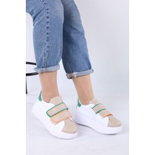 Sefayol Bellamy Multi Mat Deri Cırtlı Kadın Spor Ayakkabı