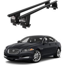 Today Auto Royal Jaguar Xf X250 (2008 - 2015) Uyumlu Siyah Kilitli Ara Atkı Port Bagaj Tavan Barı