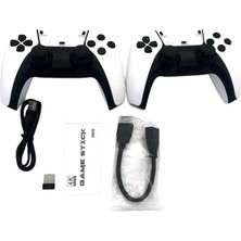 İsingir Shopping 2.4 Ghz Oyun Konsolu Çift Konsol 4K Ultra Hd Game Stick - IS002Y-7R8ZI7