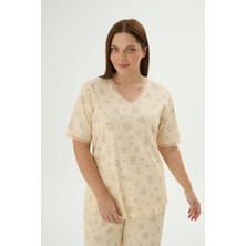 Sevim 17838 Kadın Bıg Sıze Kısa Pijama Takım