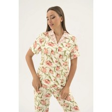 Sevim 17526 Kadın Düğmeli Pijama Takım