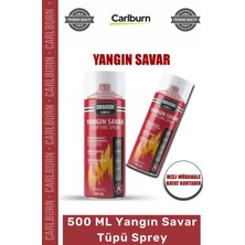 Carlburn #yangıntüpü 500ML Stop Fire Araç Ev Ofis Tipi Taşınabilir Güvenli Söndürücü Yangın Savar Tüpü Sprey