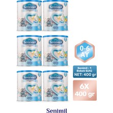 Senimil 1 Bebek Sütü 400 gr (0-6 Ay) 6 Lı Avantaj Paketi