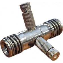 Sismistyüksek Basınç Püskürtücü Nozul Takımı ÇIFTLI120° (30-70BAR)