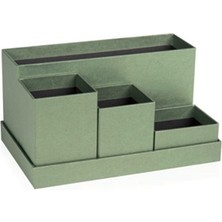 Gıpta Masa Üstü Organizer Set Pearl Green 4 Havuzlu Large ORG1780