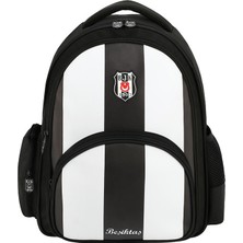  me çanta okul sırt çantası beşiktaş çubuklu suni deri 25356
