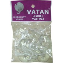 Vatan Vantuz Kancalı 10 Lu Küçük Vt403