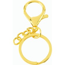 DS LLC Kancalı Metal Anahtarlık Aparatı Zincirli DLLSRSBJ34