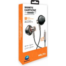 Mobilite Type-C Girişli Mıknatıslı Mikrofonlu Stereo Kulaklık Tak Çalıştır - Yüksek Ses Kalitesi