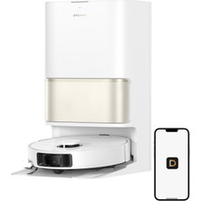 Dreame L50 Ultra CE Robot Süpürge Beyaz, 25.000PA Emiş Gücü