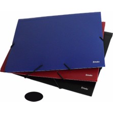 Smato A4 Lastikli Dosya Mat Mavi W 4203