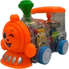 Ctoy Oyuncak Işıklı ve Sesli Şeffaf Tren SR878-09 (Karışık Renk 1 Adet)