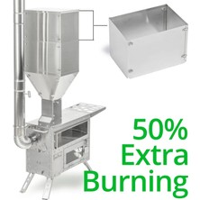 Green Stove Hori5 Hazne Uzantısı | Ekstra %50 Fazla Yanma Süresini Uzatır.