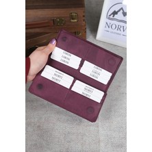 Norvi Leather Telefon Bölmeli El Tutamaçlı Hakiki Deri Cüzdan