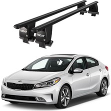 Today Auto Royal Kia Forte Iı (2014 - 2018) Uyumlu Siyah Kilitli Ara Atkı Port Bagaj Tavan Barı
