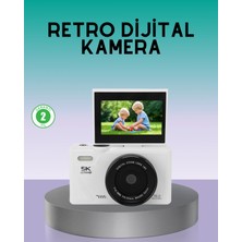 MiraLive Wifi Bağlantılı 5k Ultra Hd Dijital Kamera 75MP Otofokus