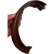Angel Çanta Aksesuar 19 cm Oval Taba Renk Derili Gizli Çanta Bursu