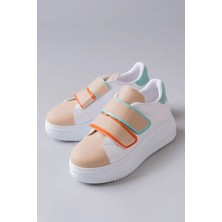 Sefayol Bellamy Multi Mat Deri Cırtlı Kadın Spor Ayakkabı