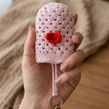 Uretti - Tuğba 9352 2204 El Örgüsü Çan Anahtarlık - Anahtar Kılıfı