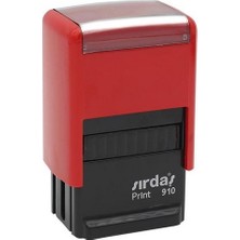 Sırdaş Standart Boş Kaşe Otomatik 10X26.5 Mm Kırmızı Keçeli 910