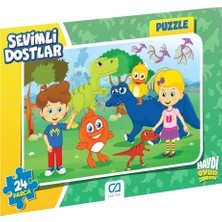 Belirtilmemiş Ca Puzzle 24 Parça Sevimli Dostlar Frame 1 5121