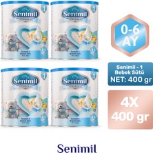 Senimil 1 Bebek Sütü 400 gr (0-6 Ay) 4 Lü Avantaj Paketi
