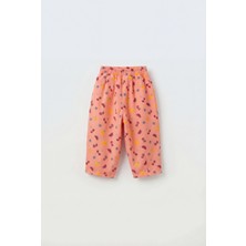 Magu Kız Çocuk Pamuklu Meyve Desenli Pantolon