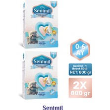 Senimil 1 Bebek Sütü 800 gr (0-6 Ay) 2 Li Avantaj Paketi