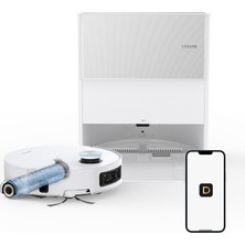 Dreame Aqua 10 Ultra Roller Robot Süpürge Beyaz, 30.000PA Emiş Gücü