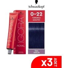 Igora Royal Turuncu Azaltıcı 0-22 60ML 3lü