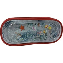  bearanddeer b&d kalem çantası sulu şeffaf kapaklı elips bd-kcs209 (karışık renk 1 adet)