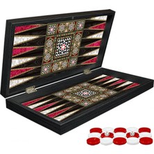 MiraLive Klasik Sedef Işlemeli Tavla Model 1