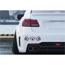 Hediyene Bak Yüksek Ses Araç, Araba, Oto, Motorsiklet, Kask, Laptop, Cam Sticker 25X7 cm