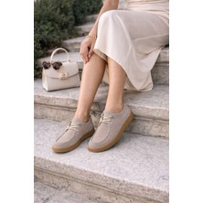 Slipcat Kadın Süet Bağcıklı Casual Günlük Ayakkabı –ortopedik & Termo Hafif Rahat Taban