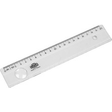 Hatas Geniş Plastik Büro Cetveli 20 Cm 00150