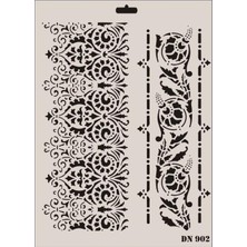 Trend Movira Rich Dantel Seri DN-902 Stencil 35X25 cm