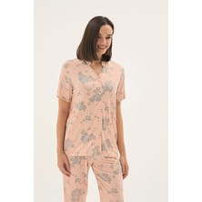 Sevim 17743 Kadın Düğmeli Pijama Takım